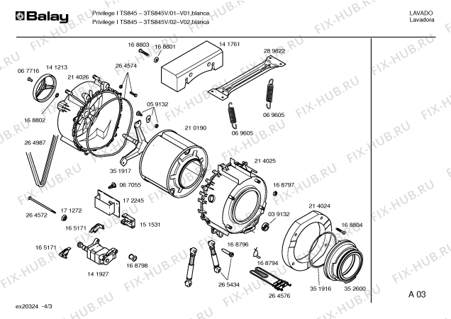 Схема №2 WFD1260PL BOSCH WFD 1260 с изображением Мотор для стиральной машины Bosch 00141927