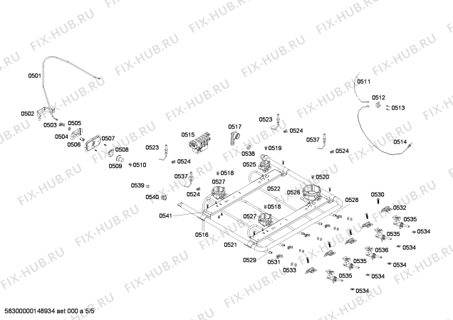Схема №1 FN102P17SC с изображением Декоративная панель для электропечи Bosch 00681743