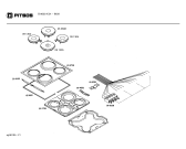 Схема №1 B8620KS с изображением Зажим шланга для плиты (духовки) Bosch 00150028