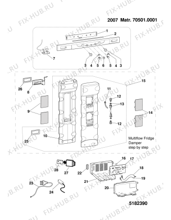 Взрыв-схема холодильника Ariston BMBL2011CF (F046055) - Схема узла
