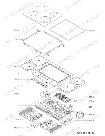 Схема №1 ACM 815/BF с изображением Затычка для электропечи Whirlpool 481010477833