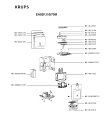 Схема №2 EA82FJ10/70M с изображением Корпусная деталь для кофеварки (кофемашины) Krups MS-8030000733