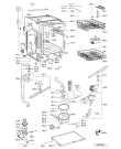 Схема №3 LPR 600 с изображением Панель для электропосудомоечной машины Whirlpool 481245373524