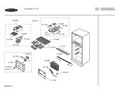 Схема №2 BD10520NF с изображением Дверь для холодильной камеры Bosch 00218434
