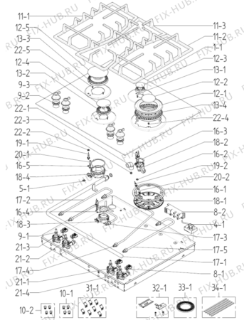 Схема №1 GW65CLB (494972, GDW600) с изображением Труба для духового шкафа Gorenje 452471
