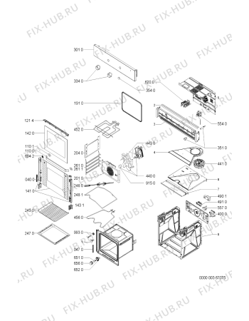 Схема №1 AKP 554/NB с изображением Обшивка для духового шкафа Whirlpool 481245248941