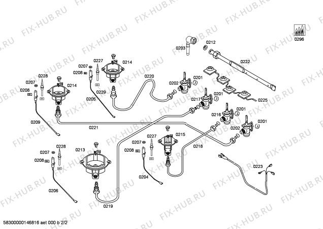 Схема №1 NGT612LTR с изображением Шарнир для духового шкафа Bosch 00268135