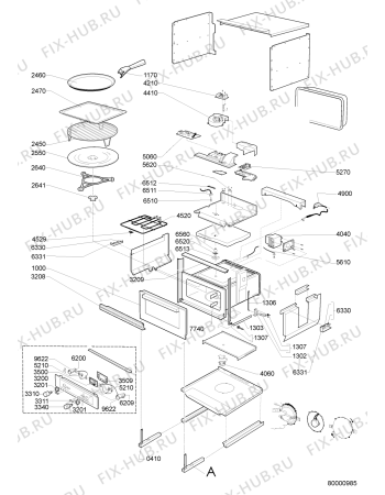 Схема №1 AMW 820 IX с изображением Дверца для свч печи Whirlpool 480120101305