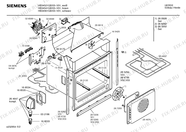 Схема №1 HB28040GB с изображением Ручка управления духовкой для духового шкафа Siemens 00162272