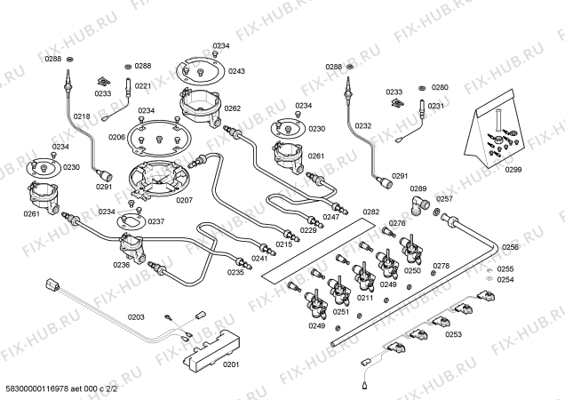 Схема №1 ER17357NL с изображением Труба для плиты (духовки) Siemens 00449446