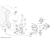 Схема №4 SMV40E60EU с изображением Модуль управления для электропосудомоечной машины Bosch 00708155