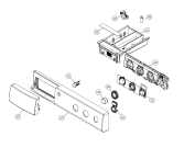 Схема №2 W6125 DK   -White (900003108, WM25.2) с изображением Декоративная панель для стиралки Gorenje 226625