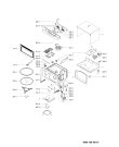 Схема №1 AMW735IX (F094712) с изображением Сенсорная панель для свч печи Indesit C00429808