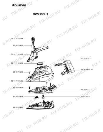 Схема №1 DW2193U1 с изображением Электропитание для электроутюга Rowenta CS-41959697