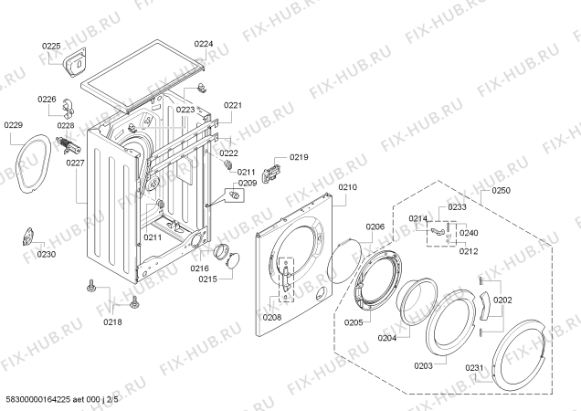 Схема №3 WLG24225IT с изображением Панель управления для стиралки Bosch 11017279