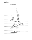 Схема №1 FV4550C0/23 с изображением Рукоятка для утюга (парогенератора) Calor CS-00117528