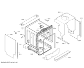 Схема №3 SMU50E35AU с изображением Панель управления для электропосудомоечной машины Bosch 00705375