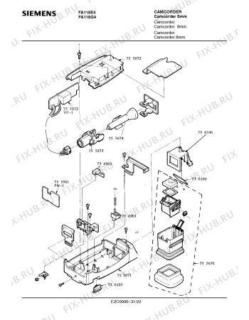 Схема №11 FA118G4 с изображением Адаптер для видеоэлектроники Siemens 00340304