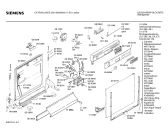 Схема №3 SN25604 с изображением Панель для посудомойки Siemens 00283016