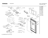Схема №2 KS36U623 с изображением Дверь для холодильной камеры Siemens 00471232