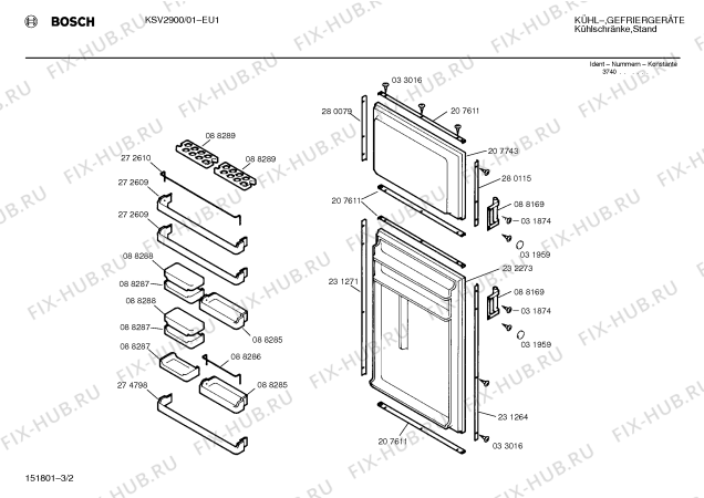 Схема №1 KSV2900 с изображением Декоративная рамка для холодильника Siemens 00231271