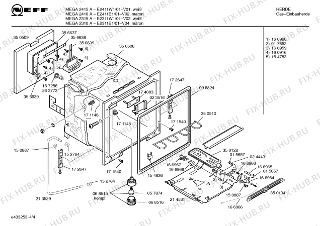 Схема №2 CH17710 с изображением Крышка для электропечи Bosch 00350512