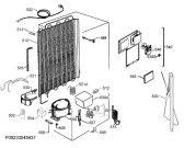 Схема №1 S84020KMW0 с изображением Кулер для холодильной камеры Aeg 2801716024