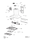 Схема №1 208342904428PRF01206 с изображением Обшивка для электровытяжки Whirlpool 482000094953