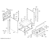 Схема №2 HLN443050V с изображением Панель управления для электропечи Bosch 00448840
