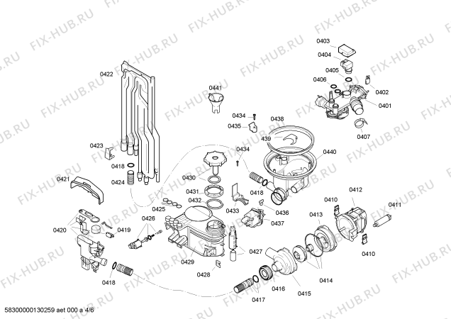 Схема №3 3VF343ND с изображением Внешняя дверь для посудомойки Bosch 00680656