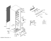 Схема №1 3KF4937N с изображением Дверь для холодильника Bosch 00242151