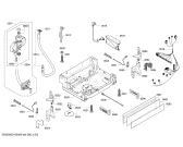 Схема №1 SMU58T35SK с изображением Передняя панель для посудомойки Bosch 00706760