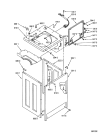 Схема №2 AWM 921 с изображением Микропереключатель для стиралки Whirlpool 481928218714