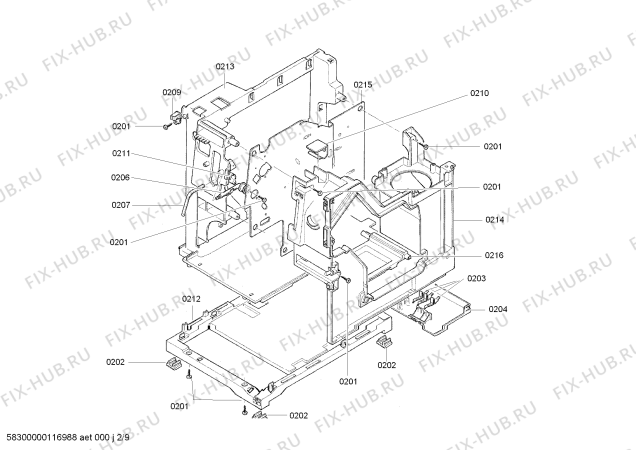 Схема №3 TK68009 Surpresso S65 с изображением Емкость для кофеварки (кофемашины) Siemens 00438608