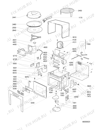 Схема №1 AMW 415 IX с изображением Сенсорная панель для микроволновки Whirlpool 481245350048