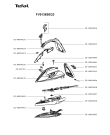 Схема №1 FV5117C0/23 с изображением Ручка для утюга (парогенератора) Tefal CS-00098219