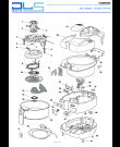 Схема №1 MULTIFRY FH1130 с изображением Покрытие для электрофритюрницы DELONGHI 5912510431