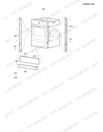 Схема №3 BTG 8603 IN с изображением Модуль (плата управления) для духового шкафа Whirlpool 482000023941