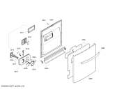 Схема №4 3VS953ID с изображением Ручка двери для посудомойки Bosch 00447546