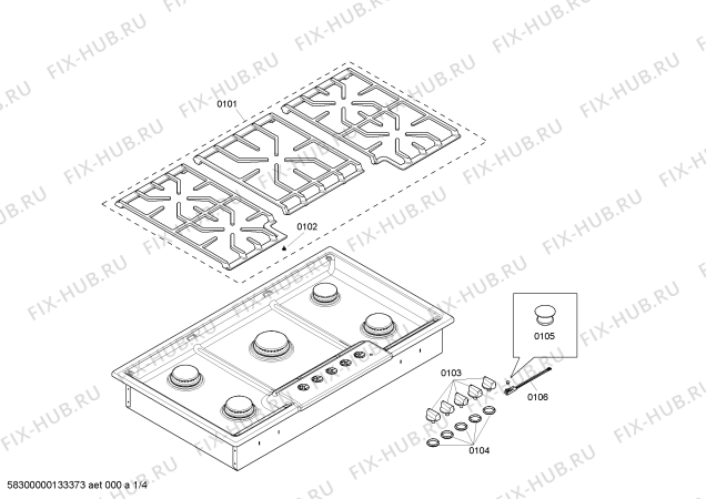 Схема №1 NGM8054UC с изображением Кабель для электропечи Bosch 00645427