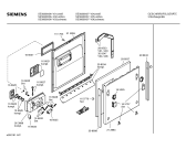 Схема №3 SE58290 с изображением Вкладыш в панель для посудомоечной машины Siemens 00299195