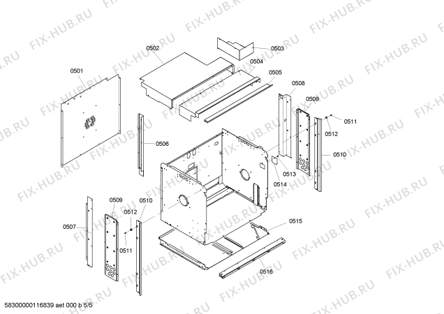 Схема №2 CM301BB с изображением Затвор для плиты (духовки) Bosch 00603823