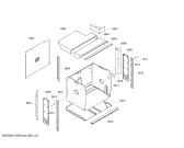 Схема №2 C302BS с изображением Декоративная рамка для духового шкафа Bosch 00473705