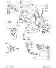 Схема №1 WA 4350/1-DK с изображением Тумблер для стиральной машины Whirlpool 481228218771