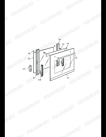 Схема №3 DEMK965B с изображением Крышечка для электропечи DELONGHI 215550