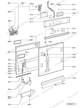 Схема №2 GSIK 6381 IN с изображением Микромодуль для посудомойки Whirlpool 481221838297