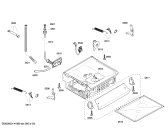Схема №2 SGS43E22TC с изображением Передняя панель для посудомоечной машины Bosch 00663350