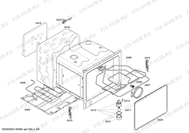 Схема №3 E1544A0 MEGA1544A с изображением Панель управления для духового шкафа Bosch 00665193