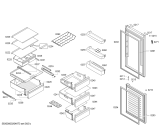 Схема №1 3KF6551MI Balay с изображением Дверь морозильной камеры для холодильника Bosch 00716324