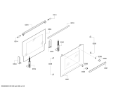Схема №1 HB9TI51GB с изображением Фронтальное стекло для духового шкафа Bosch 00685394